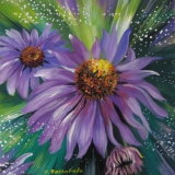 Olga Zakharova Art - Floral - Purple Blooming