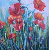 Olga Zakharova Art - Floral - Red Poppies