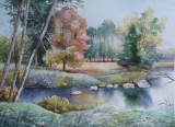 Olga Zakharova Art - Landscape - Deer Lake