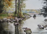 Olga Zakharova Art - Landscape - Deer Lake 1