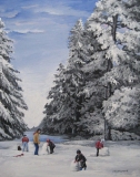 Olga Zakharova Art - Landscape - Winter Joy