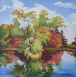 Olga Zakharova Art - Landscape - The Lake