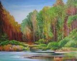 Olga Zakharova Art - Landscape - Verdurous Pond