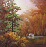 Olga Zakharova Art - Landscape - Floating Lake