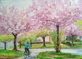 Olga Zakharova Art - Cityscape - Spring in Vancouver
