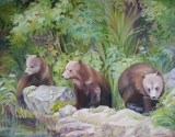 Olga Zakharova Art - Animals - Bears in Alaska 2