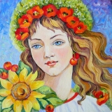 Olga Zakharova Art - Portrait - Ukrainian Girl