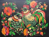 Olga Zakharova Art - Folk Art - Cock and Han