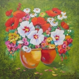 Olga Zakharova Art - Still Life - Sunny Pots 2