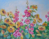 Olga Zakharova Art - Floral - Sunflowers Fild