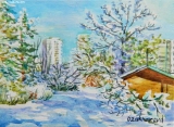 Olga Zakharova Art - Miniature - Sunny Winter 