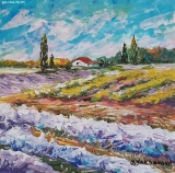 Olga Zakharova Art - Landscape - Lavender Field