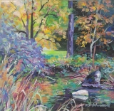 Olga Zakharova Art - Landscape - Deer Lake Pond