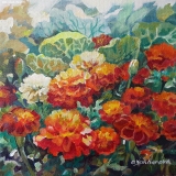Olga Zakharova Art - Floral - Garden Flowers