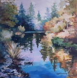 Olga Zakharova Art - Landscape - The Lake