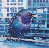 Olga Zakharova Art - Animals - City Bird