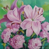Olga Zakharova Art - Floral - Pink Lilias