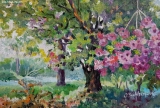 Olga Zakharova Art - Floral - View from Balcony