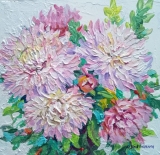 Olga Zakharova Art - Floral - Pink Dahlias