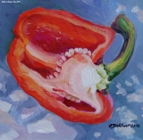 Olga Zakharova Art - Still Life - Red Pepper