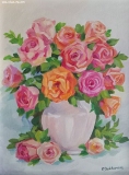 Olga Zakharova Art - Floral - Roses in Bouquet