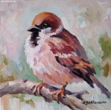 Olga Zakharova Art - Animals - Sparrow