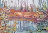 Olga Zakharova Art - Landscape - Autumn  Reflaction