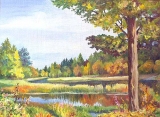 Olga Zakharova Art - Landscape - Turning leaves