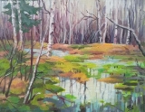 Olga Zakharova Art - Landscape - Spring Flood
