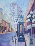 Olga Zakharova Art - Cityscape - Morning in Vancouver